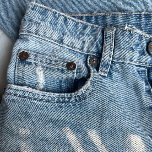 Zara Ripped Straight Jean - Picture 3 of 6